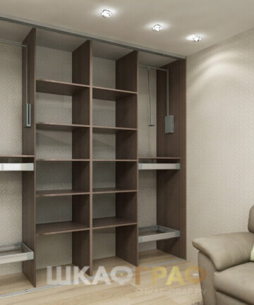 Шкаф-купе зеркало+дерево №40 5