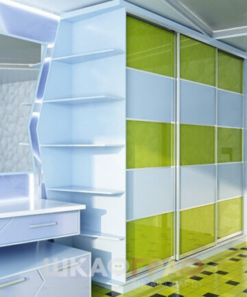 Шкаф-купе в спальню с боковой стенкой №45 5