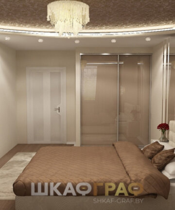 Глянцевый шкаф-купе на заказ №60 5