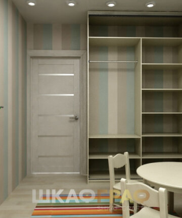 Шкаф-купе в детскую с лакобелем №96 5