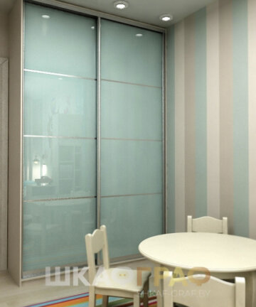 Шкаф-купе в детскую с лакобелем №96 4