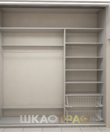Встроенный шкаф-купе в прихожую на заказ №64 5
