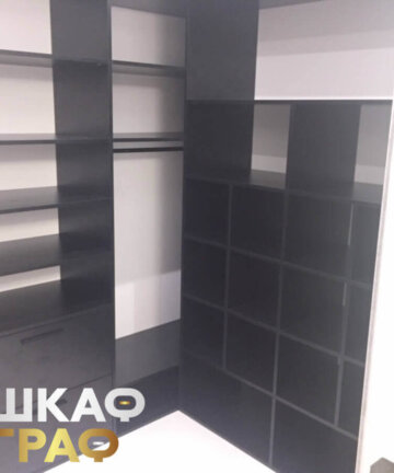 Гардеробная система венге