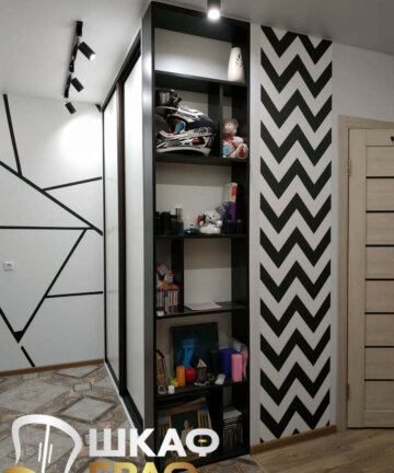 Шкаф-купе с боковой стенкой в коридор