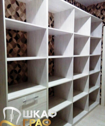 Гардеробная серого цвета №27 6