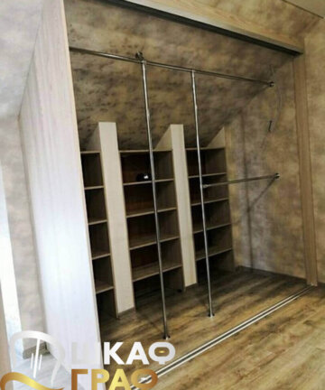 Гардеробная в стиле модерн №37 5