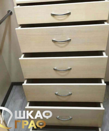 Мебель в гардеробную комнату на заказ №47 8