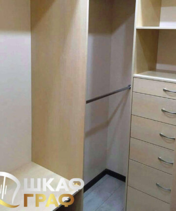 Мебель в гардеробную комнату на заказ №47 11