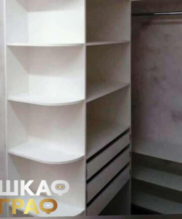 Гардеробная в стиле хай-тек №57 7