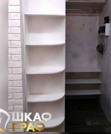 Гардеробная в стиле хай-тек №57 8