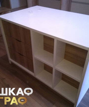 Гардеробная под цвет дерева №66 7