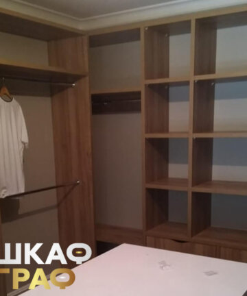 Гардеробная под цвет дерева №66 8