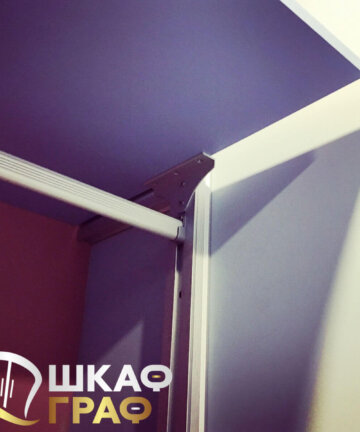 Гардеробная в стиле минимализм №42 9