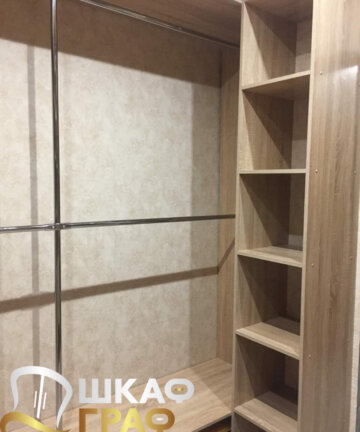 Мебель в гардеробную под цвет дерева №65 5