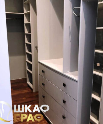 Гардеробная на заказ №62 3
