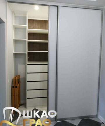 Гардеробная в стиле минимализм №73 4