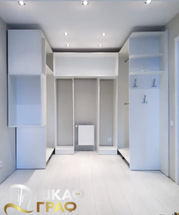 Гардеробная белоснежная Graf № 101