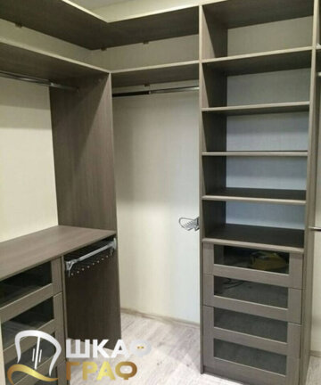 Гардеробная угловая открытая Graf № 90