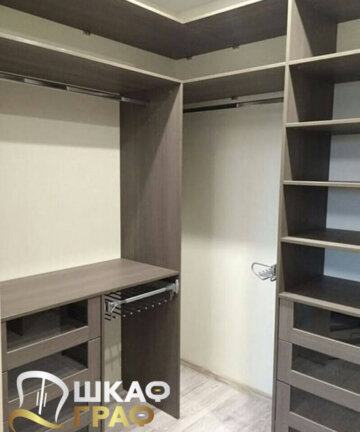 Гардеробная угловая открытая Graf № 90