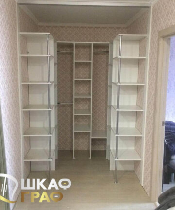 Гардеробная светлая без двери Graf № 112