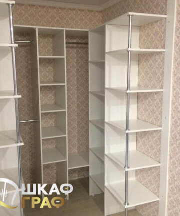 Гардеробная светлая без двери Graf № 112