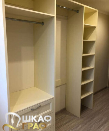 Гардеробная в светлых тонах Graf № 119