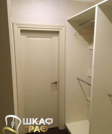 Гардеробная белая в стиле минимализма Graf № 125