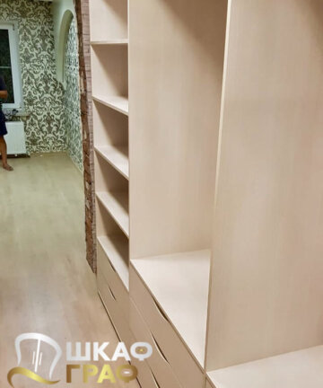 Гардеробная светлая в стиле минимализма Graf № 131