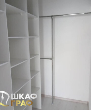 Гардеробная белого цвета Graf № 144