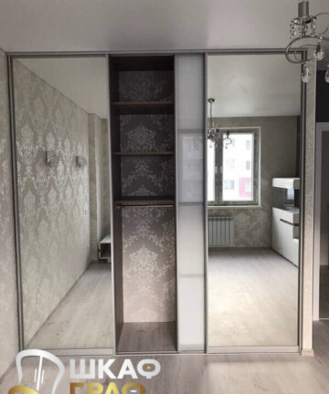 Шкаф-купе с зеркалом в гостиную Graf № 250