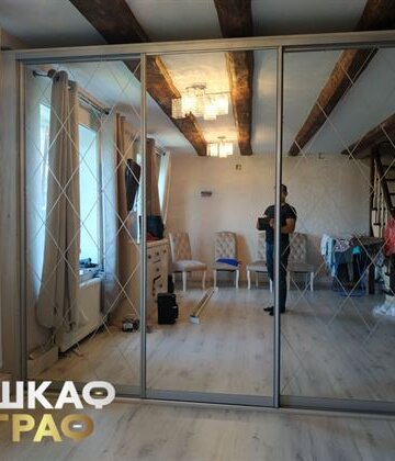 Шкаф-купе в стиле прованс №283