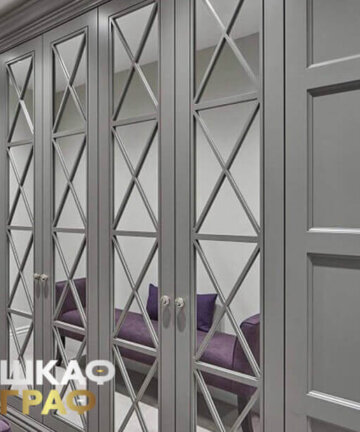 Распашной шкаф в винтажном стиле № 29