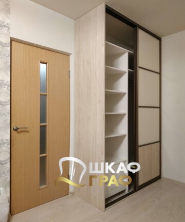 Шкаф-купе в светлых тонах № M-50