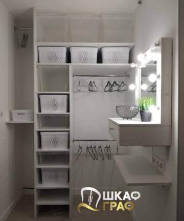 Гардеробная с зеркалом № M-52 3