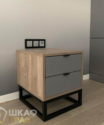 Горка на заказ в гостиную в стиле лофт №S51 3