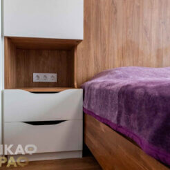 Распашной шкаф с кроватью на заказ от нашего дизайнера №P88 6