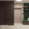 Мебель в прихожую: распашной шкаф и вешалка для верхней одежды №P135 6