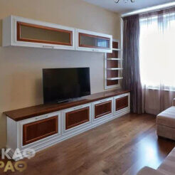 Мебель в гостиную в классическом стиле (фасад: ЛДСП) №G1 4