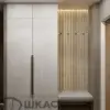 Распашной шкаф с банкеткой